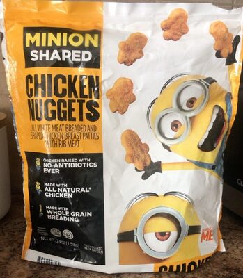 Minion Shaped Chicken Nuggets All White Meat Breaded And Shaped Chicken Breast Patties With Rib Meat, Chicken Nuggets
