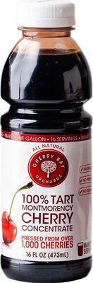 100% Tart Montmorency Cherry Concentrate