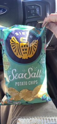 Sea Salt Kettle Cooked Potato Chips, Sea Salt