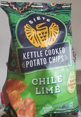 Chile Lime Kettle Cooked Potato Chips, Chile Lime