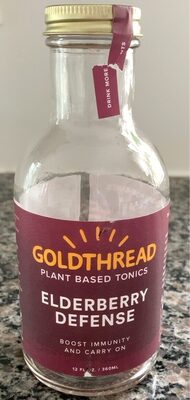 Elderberry Defense Plant Based Tonics, Elderberry