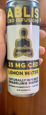 Lemon Infused Sparkling Water, Lemon