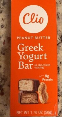 Peanut Butter Greek Yogurt Bar In Chocolatey Coating, Peanut Butter