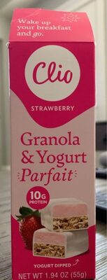 Strawberry Granola & Yogurt Parfait, Strawberry