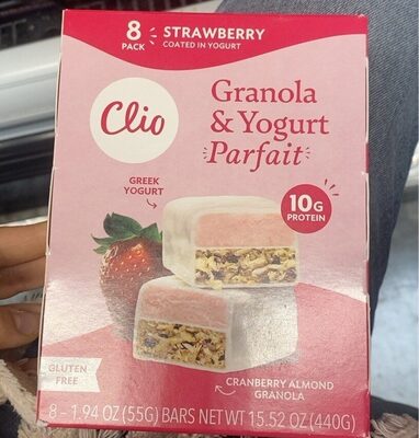 Strawberry Coated In Yogurt Bars, Strawberry