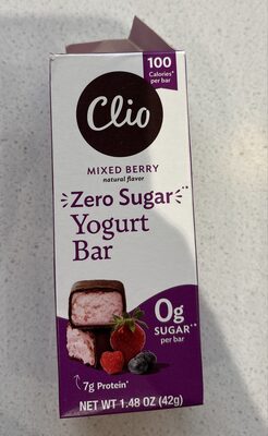 Mixed Berry Zero Sugar Yogurt Bar, Mixed Berry