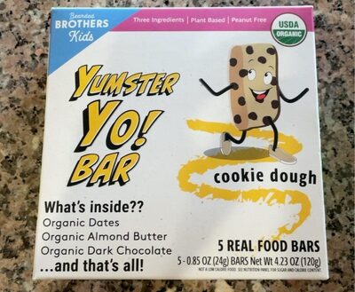 Cookie Dough Kids Real Food Bars, Cookie Dough