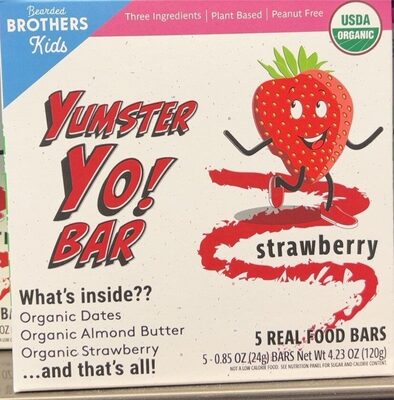 Strawberry Kids Real Food Yo! Bars, Strawberry