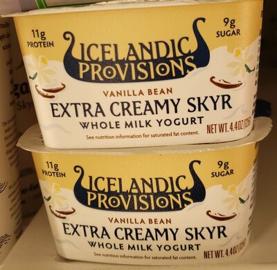 Vanilla Bean Extra Creamy Skyr, Vanilla Bean