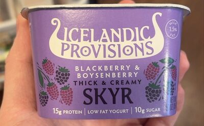 Blackberry Boysenberry Traditional Skyr, Blackberry Boysenberry