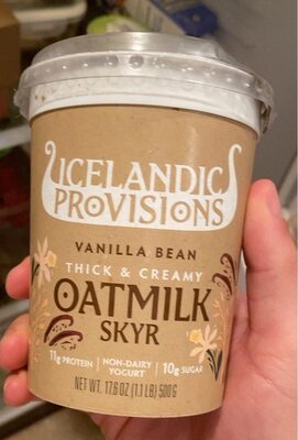 Vanilla Bean Oatmilk Skyr, Vanilla Bean
