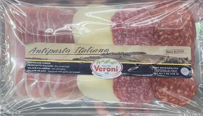 Provolone Cheese, Prosciutto Italiano, Salame Calabrese & Milano  Antipasto Italiano