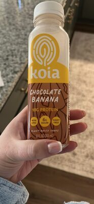 Chocolate Banana 18 G Protein Plant-Based Shake, Chocolate Banana