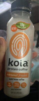 Salted Caramel Plant-Based Coffee Drink, Salted Caramel