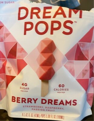 Berry Dreams Non-Dairy Frozen Pops