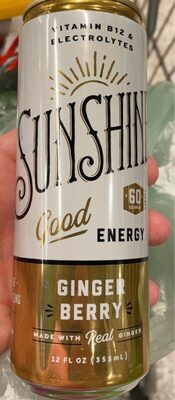 Ginger Berry Energy Drink, Ginger Berry
