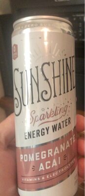 Pomegranate Acai Sparkling Energy Water, Pomegranate Acai