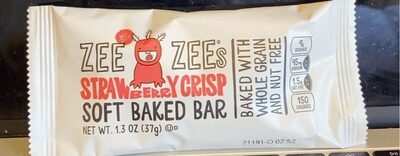 Zee Zees Soft Baked Bar, Strawberry Crisp, 1.3 oz