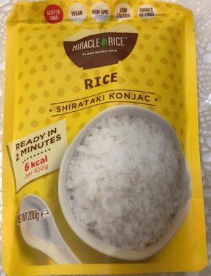 Rice Style Plant Based Rice, Rice Style