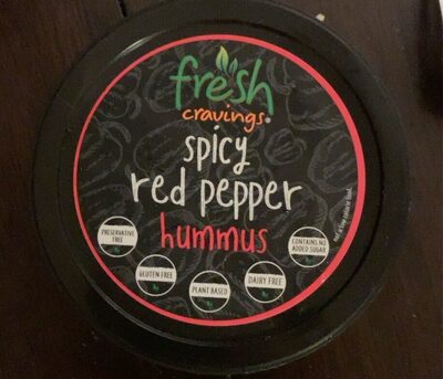 Medium Crave Spicy Red Pepper Hummus, Spicy Red Pepper