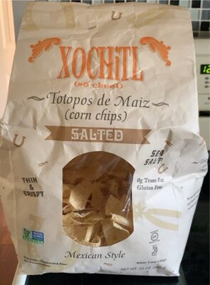 Mexican Style Thin & Crispy White Corn Chips, Mexican Style