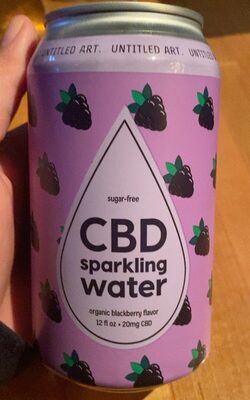 Blackberry Flavor Organic Cbd Sparkling Water, Blackberry