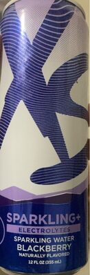 Blackberry Flavored Electrolytes Sparkling Water, Blackberry