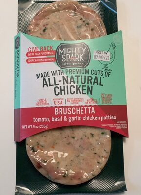 Bruschetta All-Natural Chicken Patties, Bruschetta