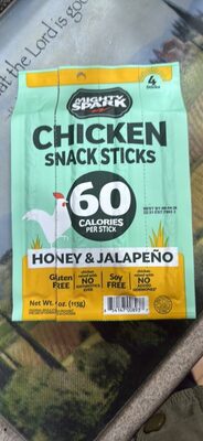 Honey & Jalapeno Chicken Snack Sticks, Honey & Jalapeno