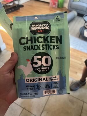 Original Sea Salt & Pepper Chicken Snack Stick, Original Sea Salt & Pepper
