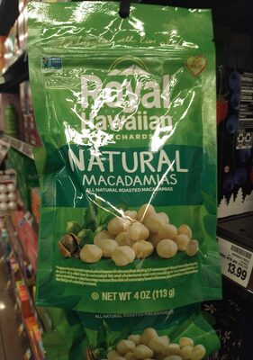Roasted Natural Macadamias, Roasted