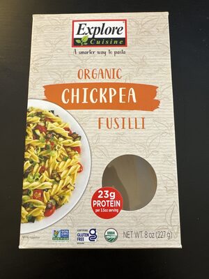Organic Chickpea Pasta, Fusilli