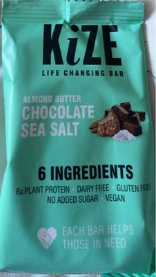 Almond Butter Chocolate Sea Salt Bar, Almond Butter Chocolate Sea Salt