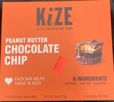 Peanut Butter Chocolate Chip Energy Bars, Peanut Butter Chocolate Chip