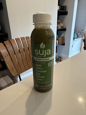 Mighty Dozen Apple, Celery, Cucumber, Kale, Collard Greens Organic Cold-Pressed Vegetable & Fruit Juice Drink, Mighty Dozen