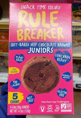 Juniors Soft-Baked Deep Chocolate Brownie, Chocolate