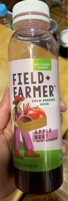 Apple, Beet, Ginger Cold Pressed Juice, Apple, Beet, Ginger