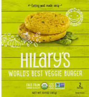 Organic World's Best Veggie Burgers Patties, Veggie