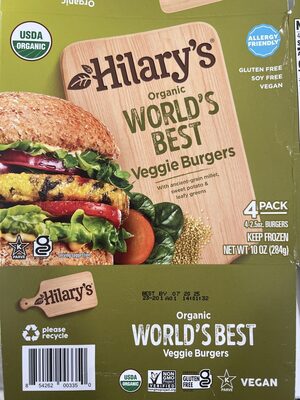 Organic World's Best Veggie Burger