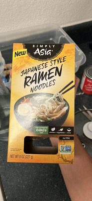 Japanese Style Ramen Noodles, Japanese Style