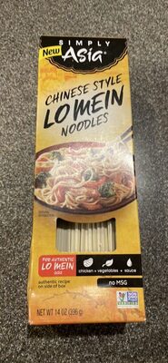 Chinese Style Lomein Noodles