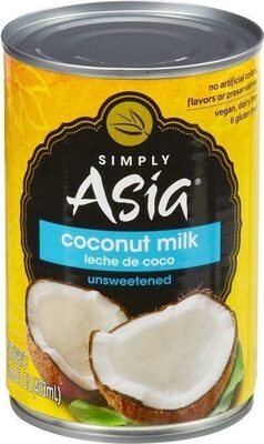 Unsweetened Coconut Milk, Unsweetened