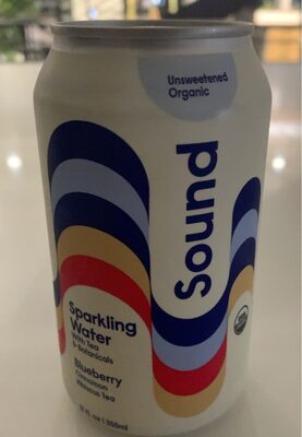 Blueberry Unsweetened Organic Sparkling Water, Blueberry