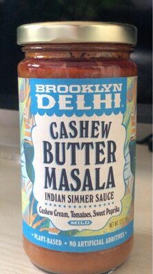 Mild Cashew Butter Masala Indian Simmer Sauce