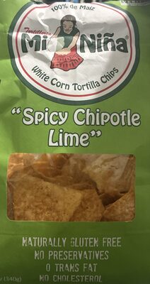 Spicy Chipotle Lime White Corn Tortilla Chips