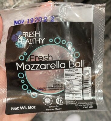 Fresh Mozzarella Cheese Ball, Fresh Mozzarella
