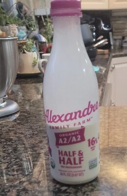 Organic Cafe Style Half & Half, Cafe Style
