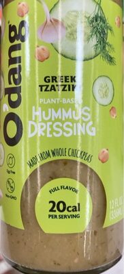 Greek Tzatziki Plant-Based Hummus Dressing