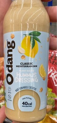 Classic Mediterranean Plant Based Hummus Dressing, Classic Mediterranean