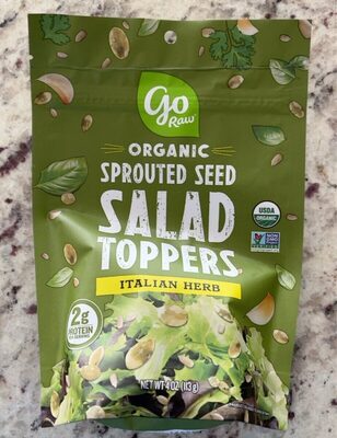Italian Herb Organic Sprouted Seed Salad Toppers, Italian Herb